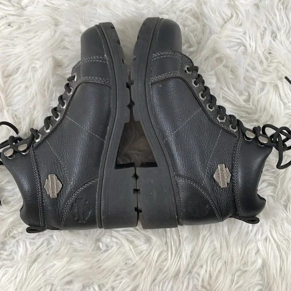 HARLEY DAVIDSON WOMEN'S TYLER MOTORCYCLE BOOTS ROUND TOE LEATHER - Picture 10 of 16